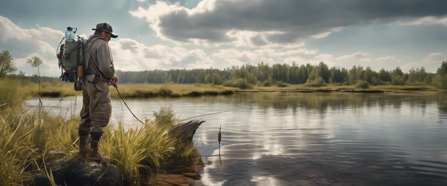 Staying hydrated while fly fishing